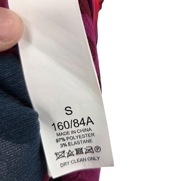 KATE SPADE SMALL RAWR LONG SLEEVE V-NECK SHOULDER PADDED ABOVE KNEE DRESS - Picture 4 of 6